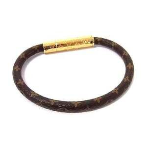 LOUIS VUITTON LV Confidential Bracelet M8274F Brown Monogram for Men and Women